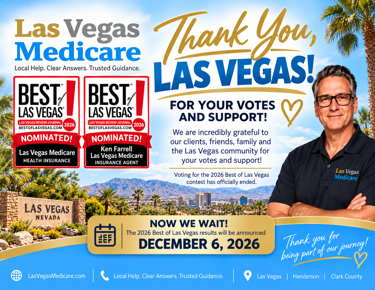 Thank You For Voting for Las Vegas Medicare
